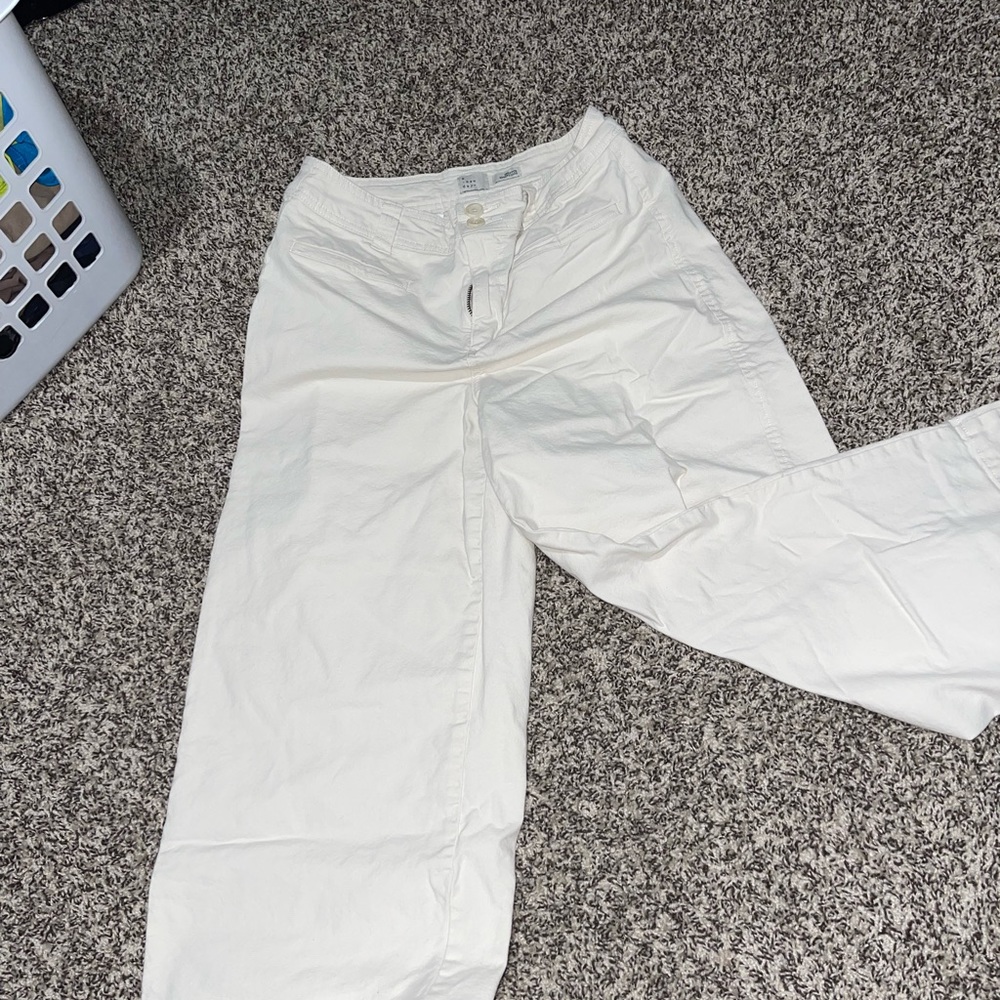 A new day - size 8 - wide leg white pants